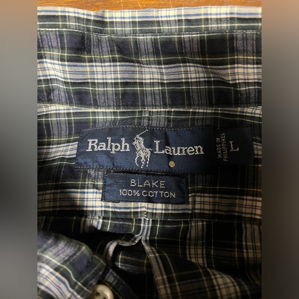 Polo Ralph Lauren Men’s Multi-colored Button Down - Large - Great Condition!! - Picture 2 of 3